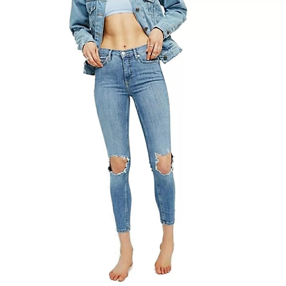 NWT Free People Jeans As 25 Ripped Knees